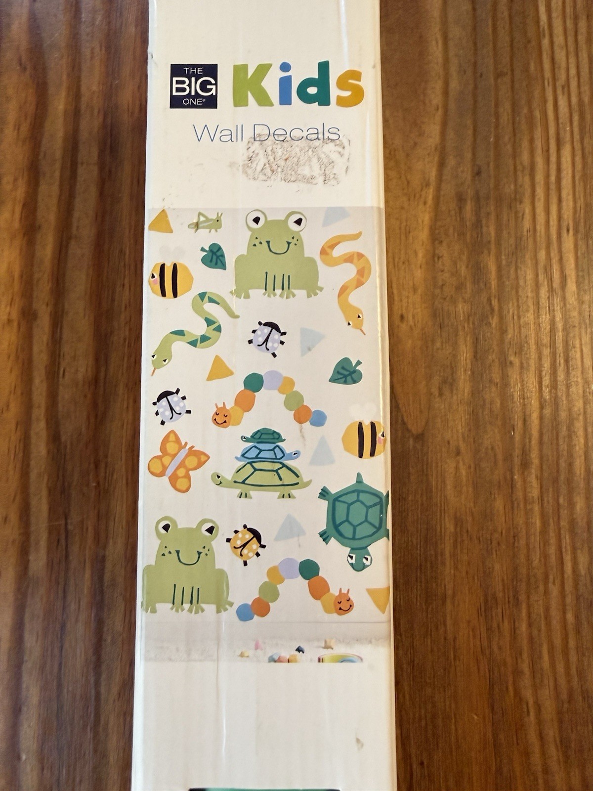 NEW The Big One Kids Wall Decals Frog Animals 4 Sheets 24 Decals Total Nature