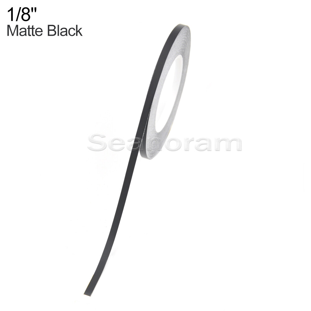 1/8" 3mm Matte Black DIY Home Shop Pinstriping Pin Stripe Decal Vinyl Sticker
