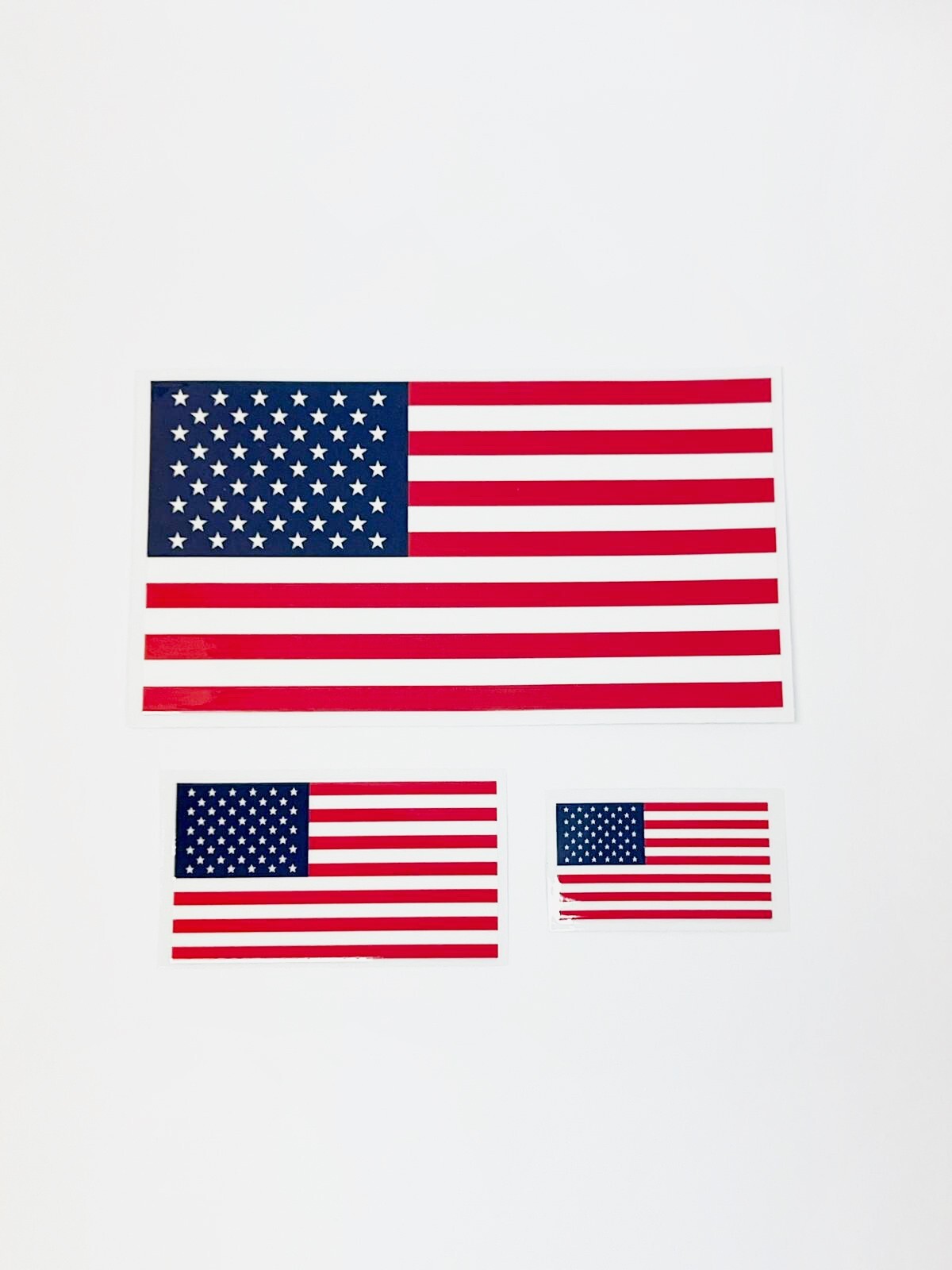 USA American Flag UV DTF Sticker-Indoor Outdoor Permanent Sticker-3 Sizes