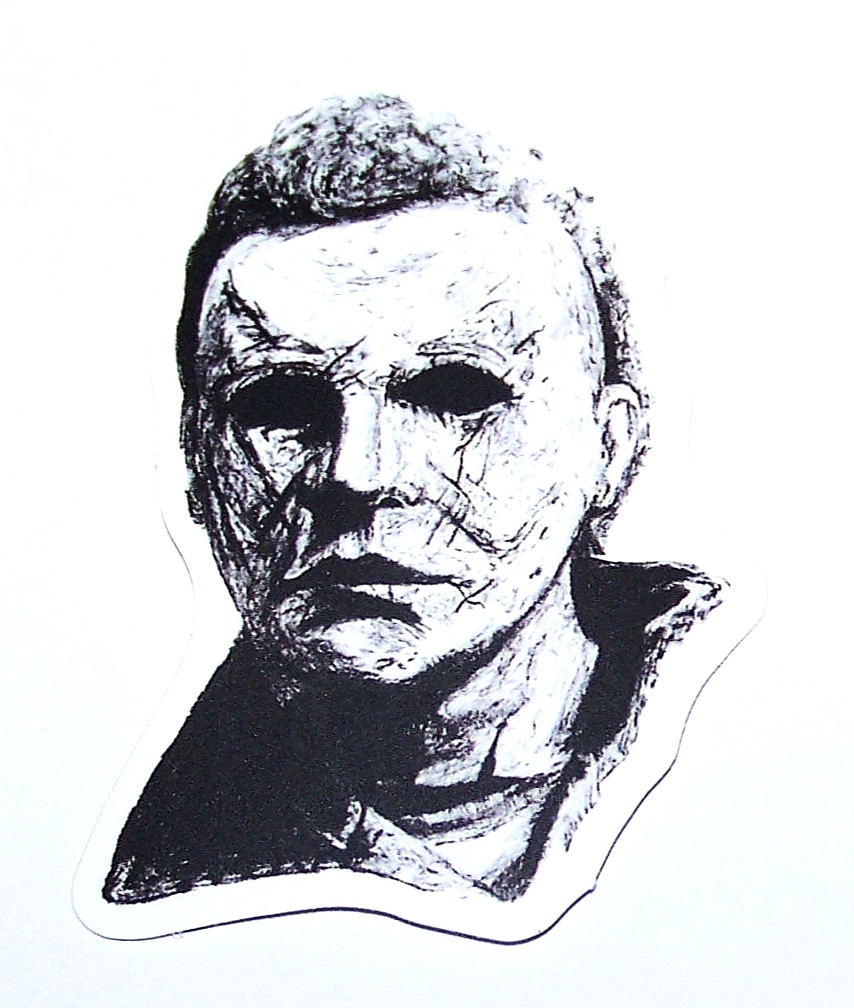 Halloween Michael Myers Cut Sticker Decal Movie Horror Film The Boogeyman