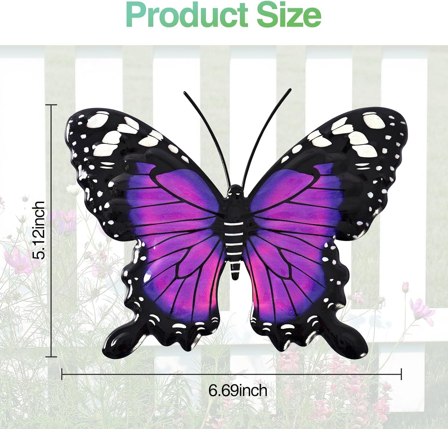 Stunning 4-Pack Metal Butterfly Wall Decor for Vibrant Indoor & Outdoor Spaces