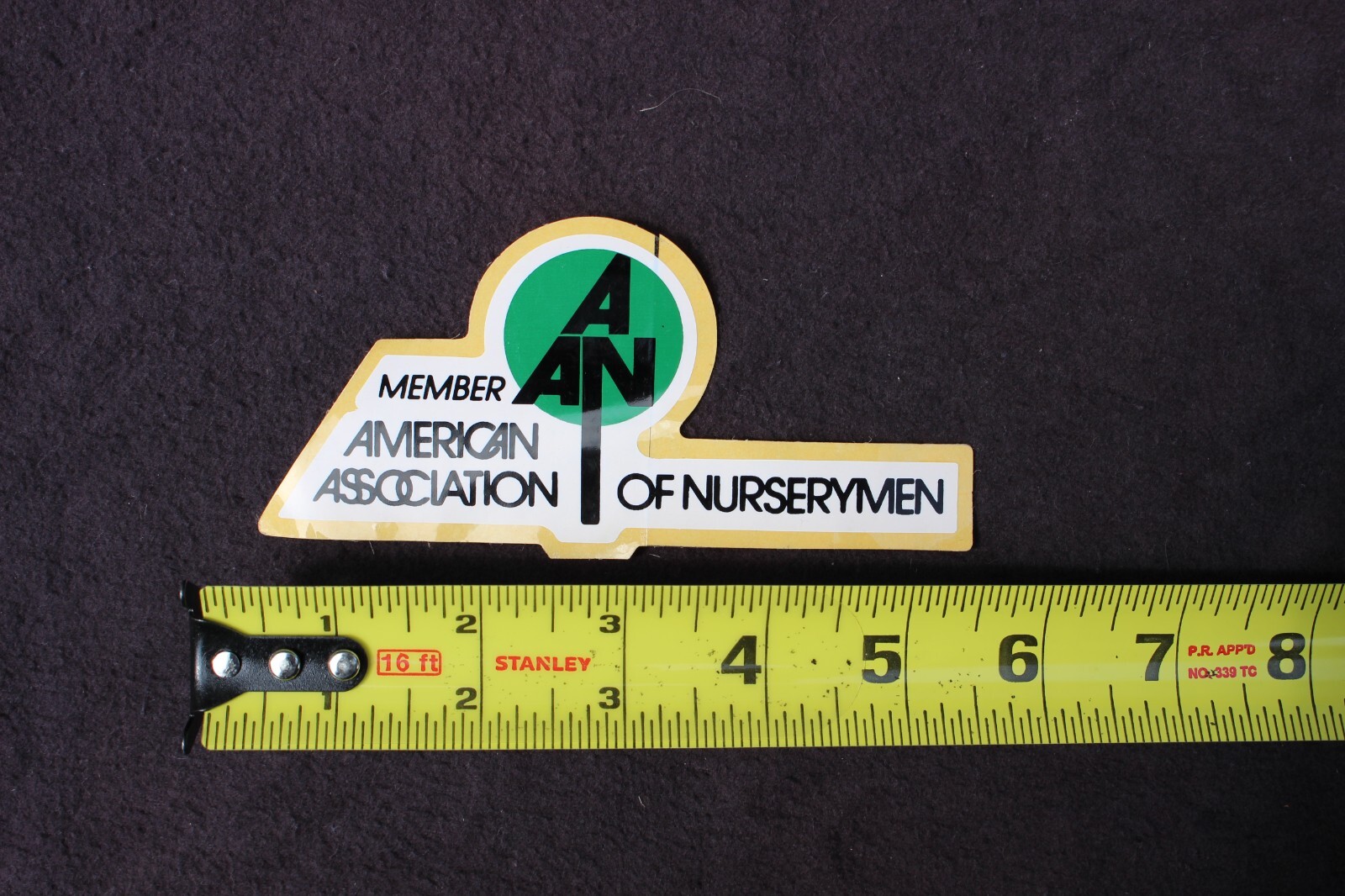 Vintage American Association of Nurserymen ANN Decal