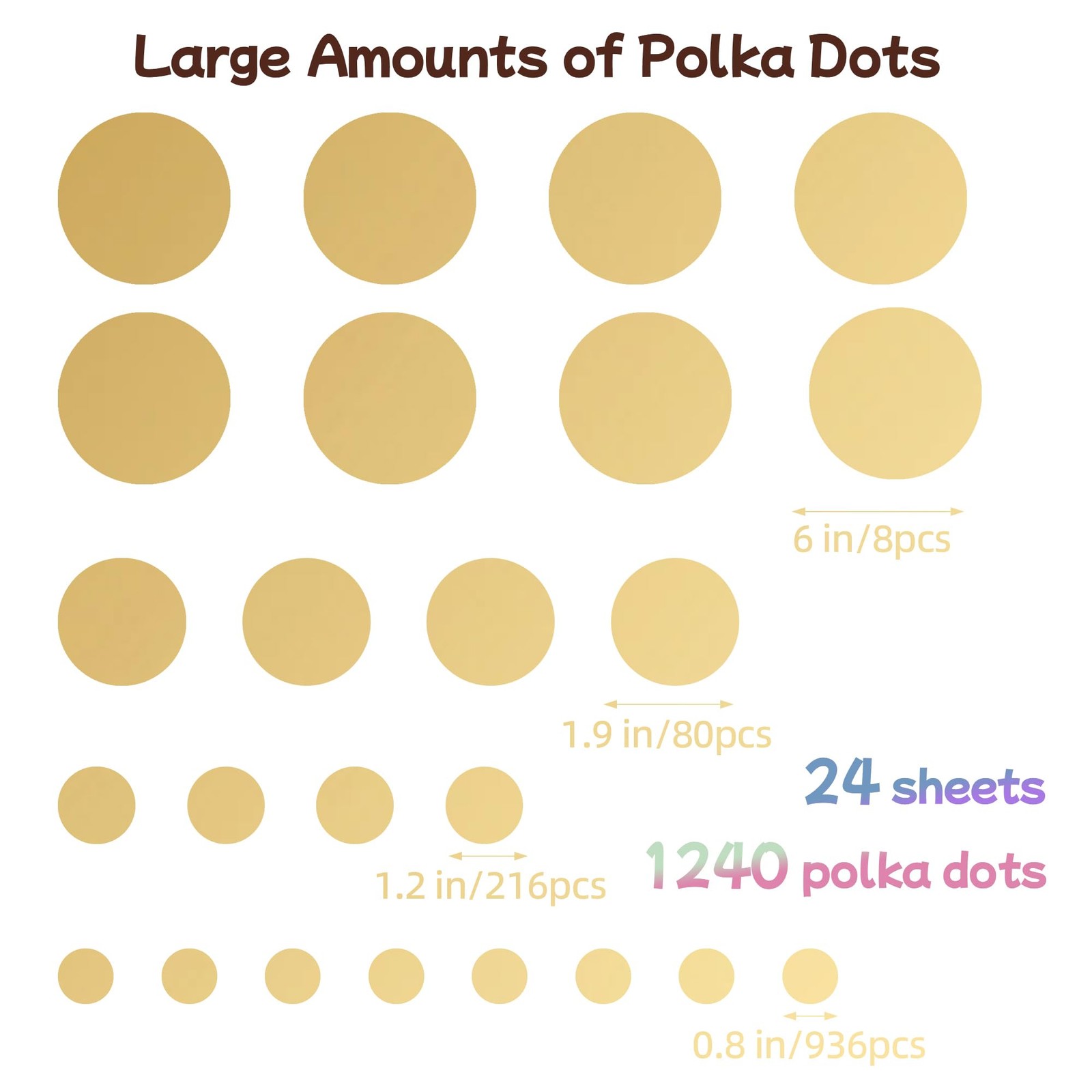 Polka Dot Wall Decals Colorful Boho Wall Decal Peel and Stick Kids Decals Rem…