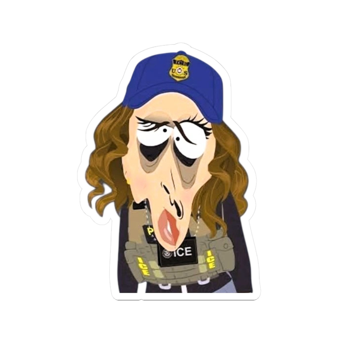Kristi Noem South Park Meme Sticker, South Park Sticker, South Park Parody