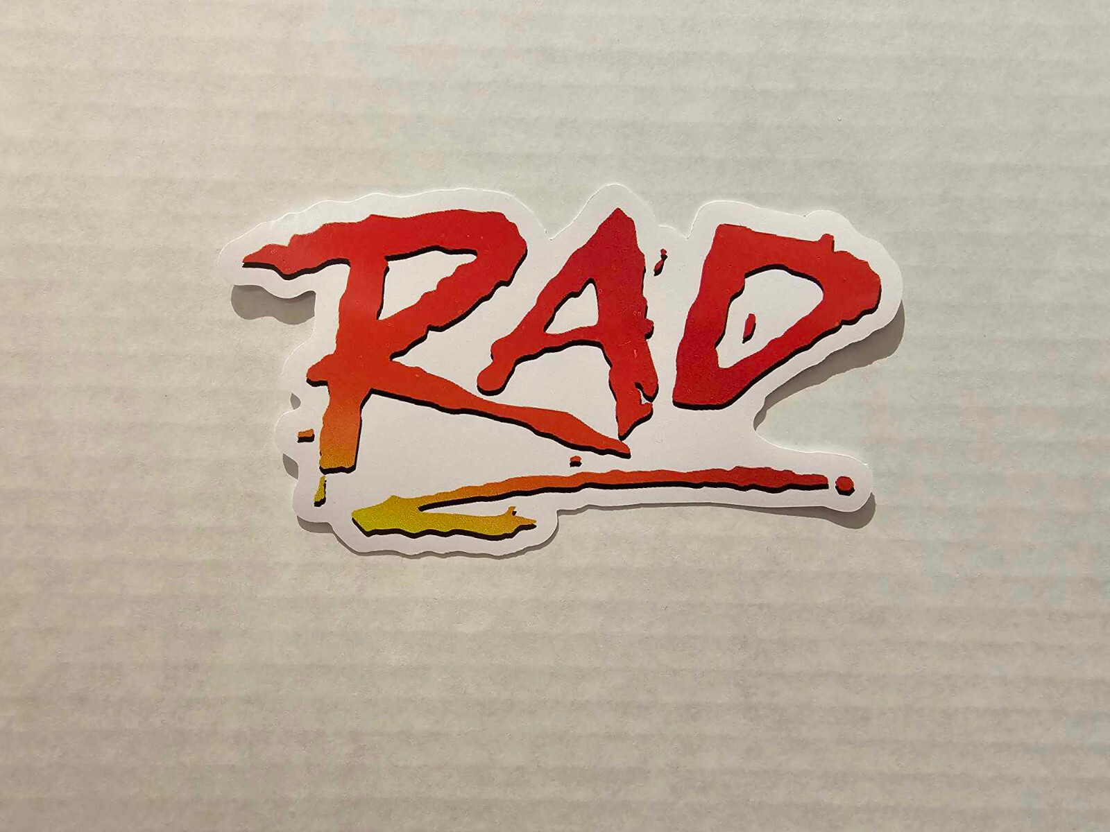 RAD | RAD Movie | BMX | Hell Track | Cru Jones | Vinyl Sticker Decal | Racing