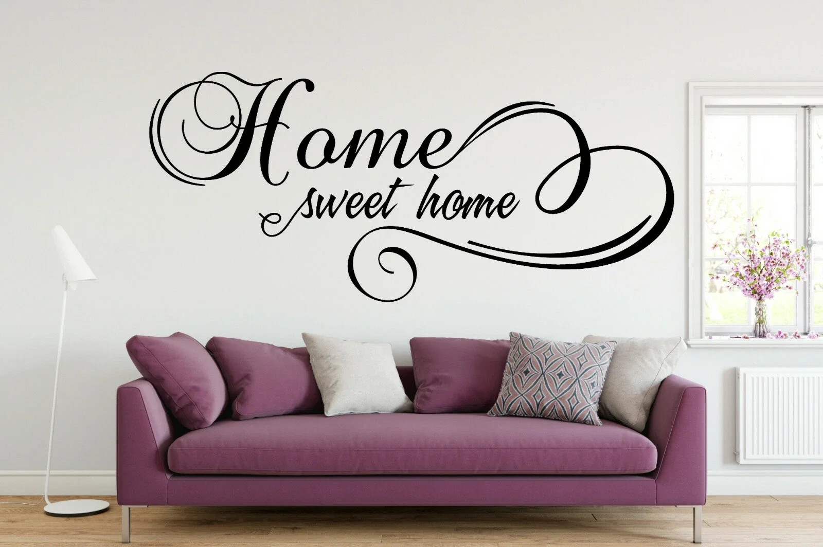 Home Sweet Home Vinyl Wall Art Kitchen Quote Phrase Custom Decal Sticker