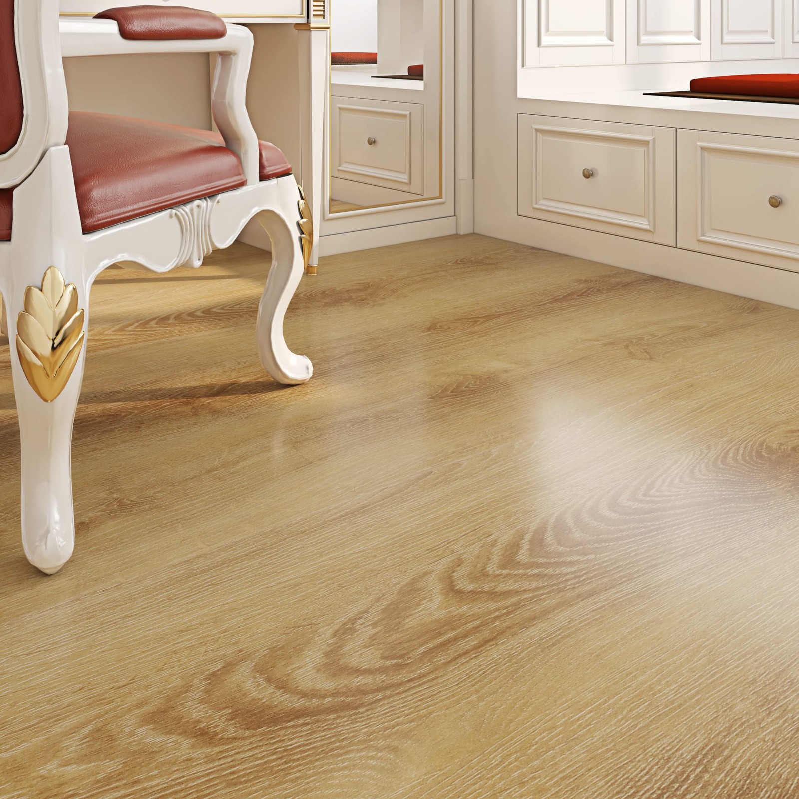 Oak Wood Paper Peel and Stick Thick Wood Paper for Countertops Desk Kitchen C…