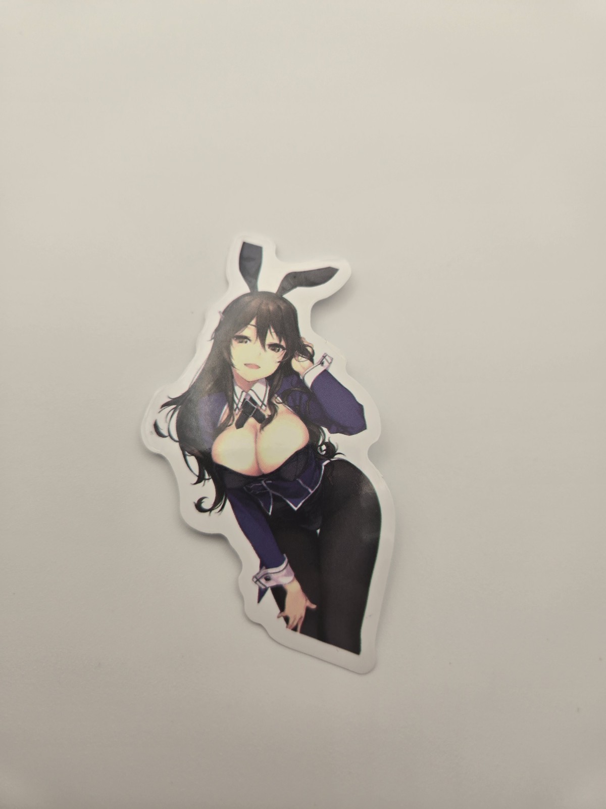 Anime & Manga Multicolor Sticker Decal, Anime Girl Bunny Costume Character