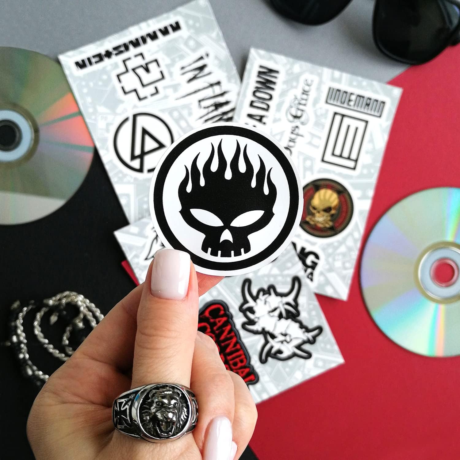 BulbaCraft Legendary Rock Band Vinyl Stickers for Laptop Adults Gifts