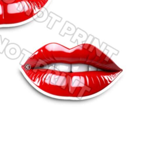 Seductive Lips – Sexy mouth Stickers Decals Die Cut Creepy – MOUTH Only 33412