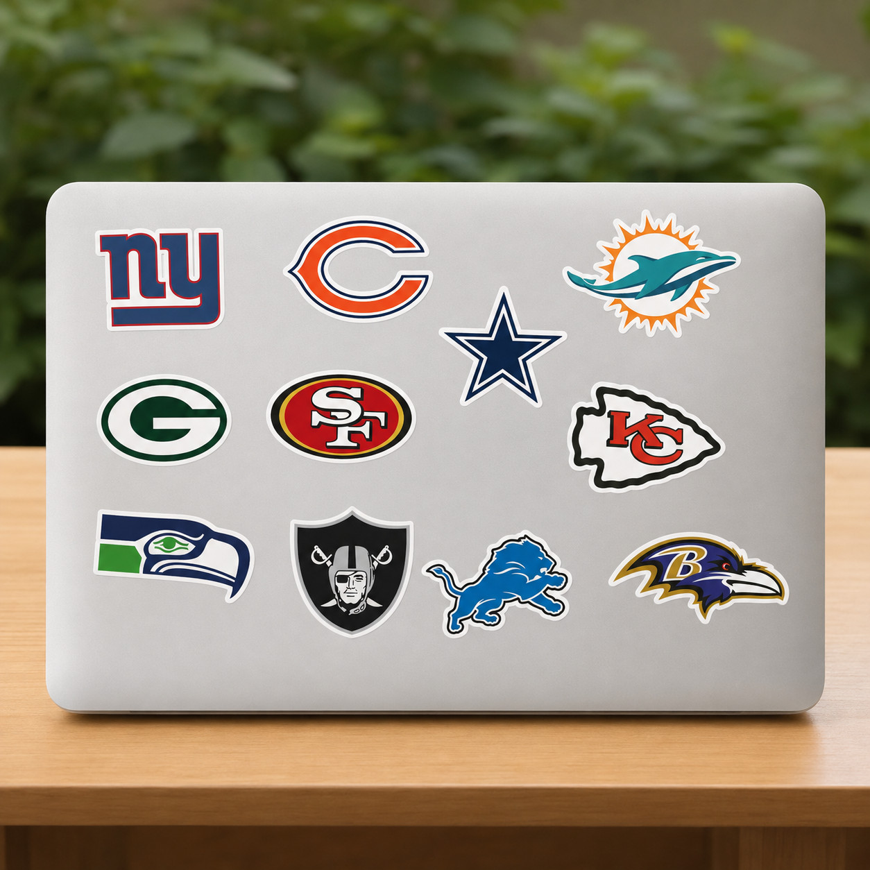 32pc NFL Team Logo Waterproof Vinyl Stickers Laptop Phone Water Bottle Car