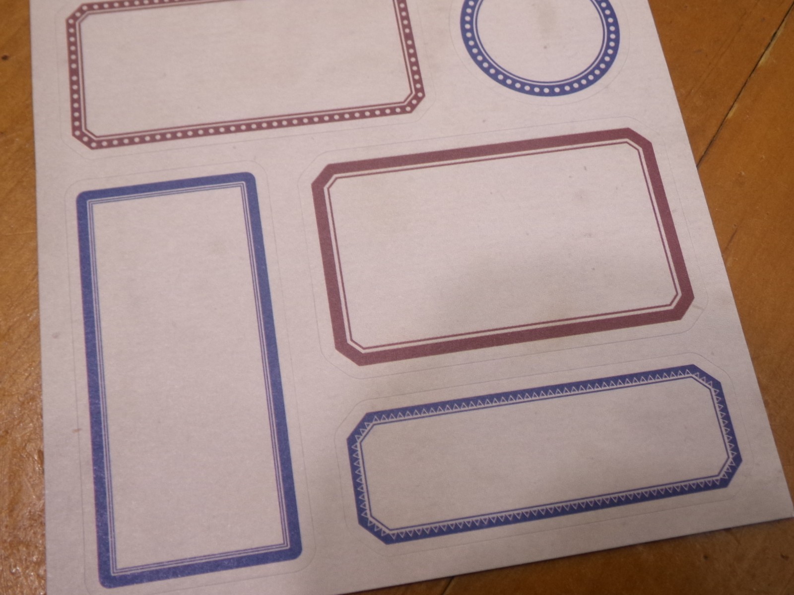GREAT PERFECT SHEET OF GARAGE SALE BLANK SHEETS OF STICKERS VARIED FOR PRICING