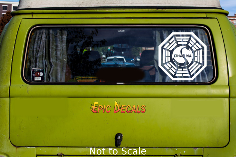 Assorted Lost Dharma Initiative Decal / Sticker Window Car Truck Laptop Computer