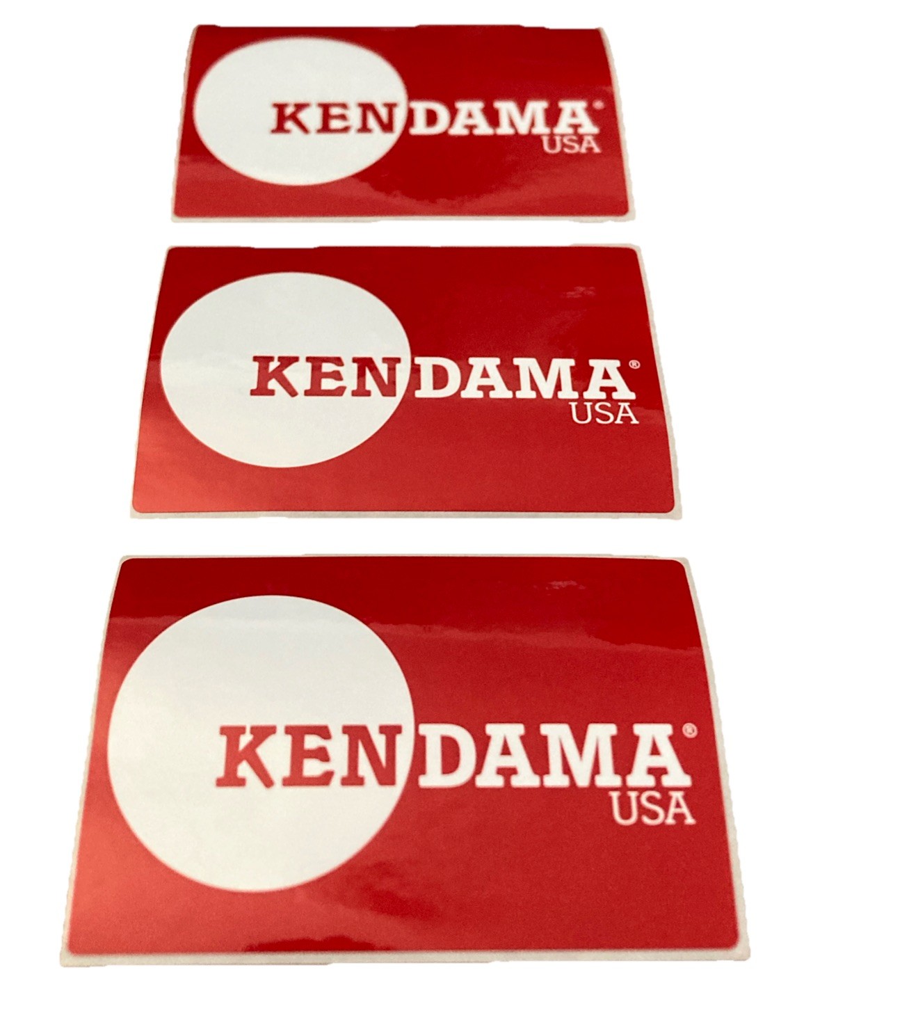 Kendama USA Red With White Stickers—9 Total—About 6” X 4” *See Description*