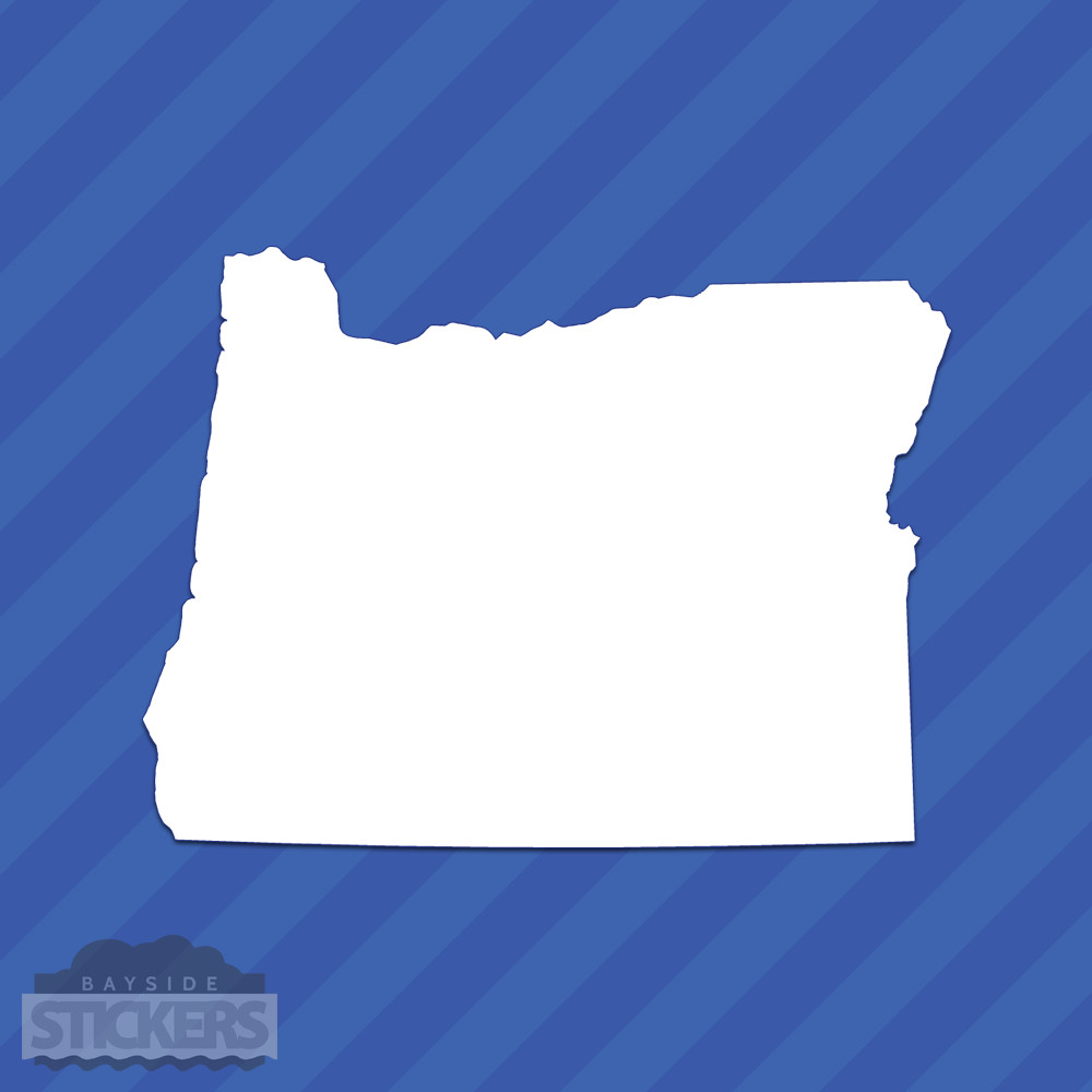 Oregon OR State Outline Vinyl Decal Sticker