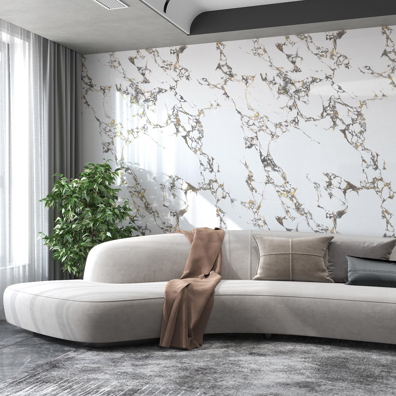 Marble self adhesive Contact Paper kitchen Granite Countertops peel and stick