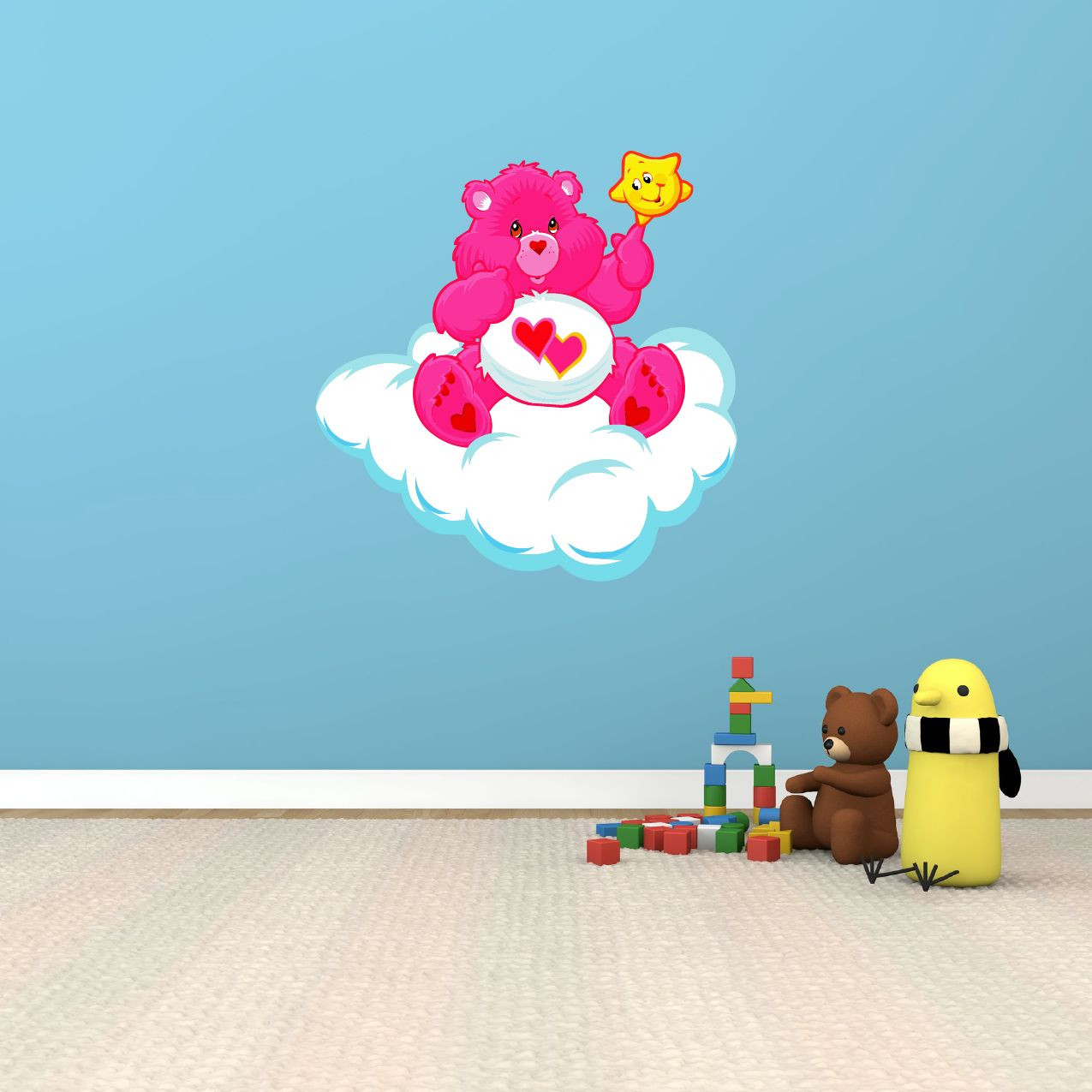 Care Bears Cartoon Kids Room Wall Garage Decor Sticker Decal 19"X25"