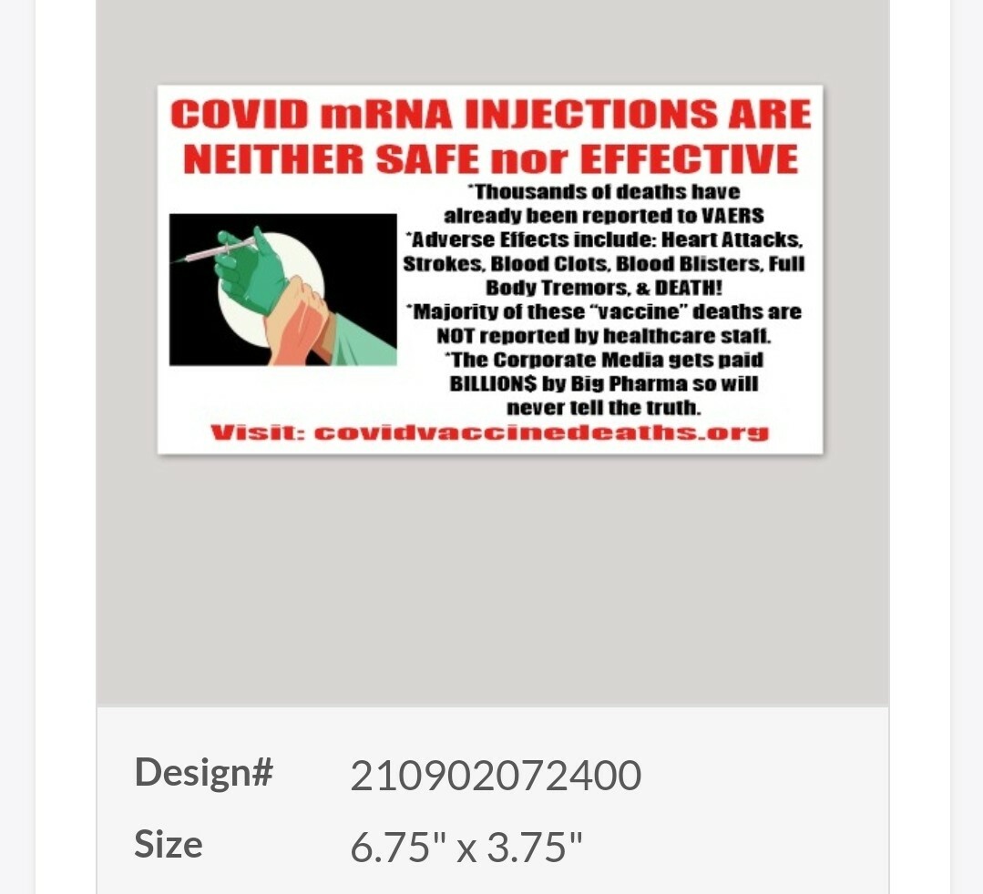 Vaccine 💉 GOV-DID PLANDEMIC HOAX STICKERS 3 Pack LOT YOU ARE THE RESEARCH