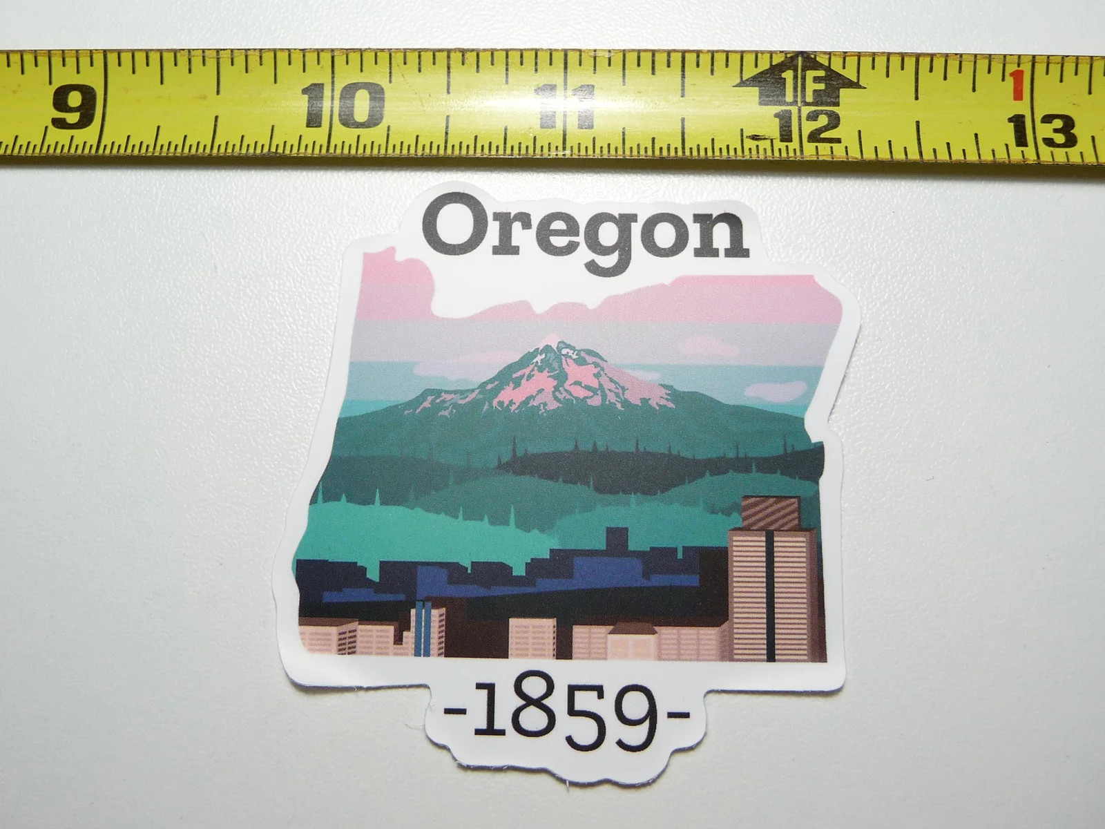 OREGON SMALL STICKER DECAL STATE PRIDE BIRTH TRAVEL VACATION TRIP USA