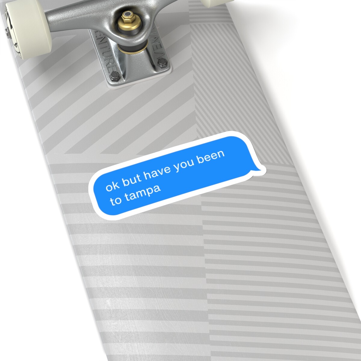 Tampa Sticker – Hold On Text, Travel Vacation Gift, Laptop Phone Bottle Decal