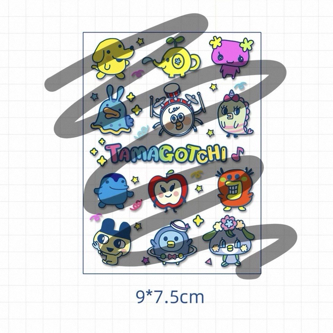 1 x Tamagotchi UV DTF Transfer Sticker Wrap DIY Mug ⭐️4×5 Inches 5014