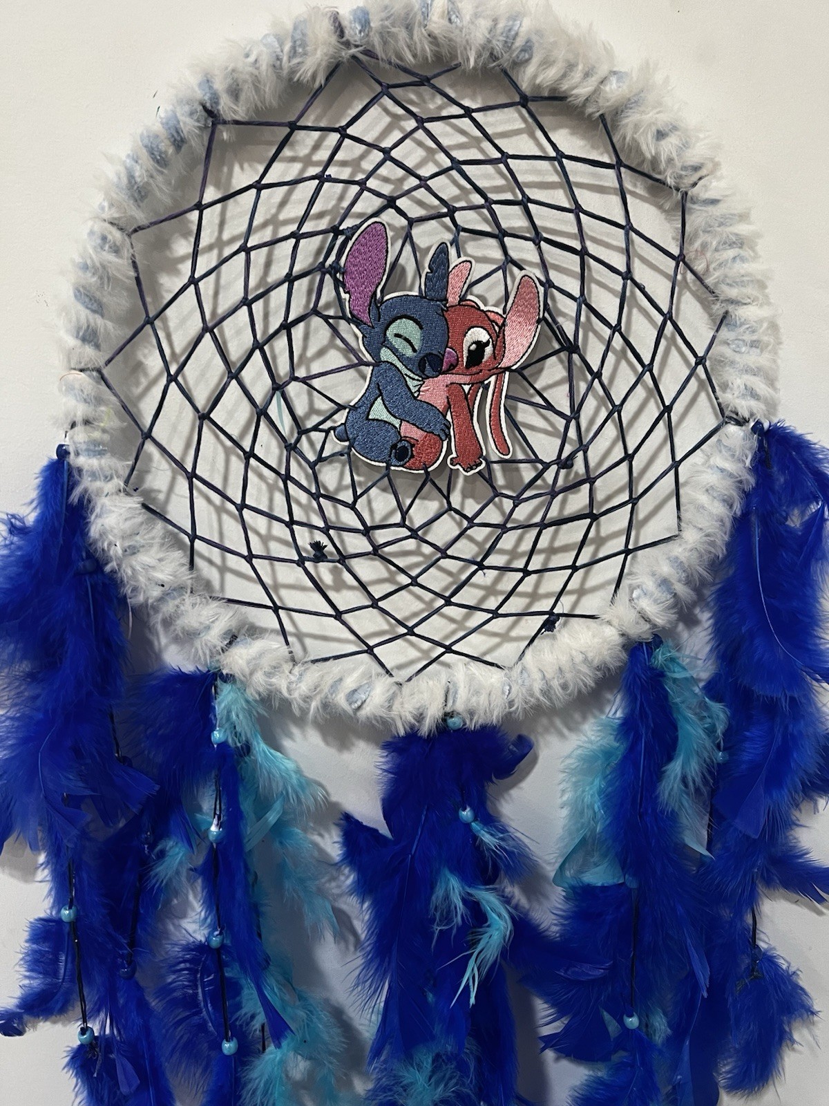 Stitch/ Angel ,Lilo Stitch ‘14 Ring Handmade Wall Hanging Decor