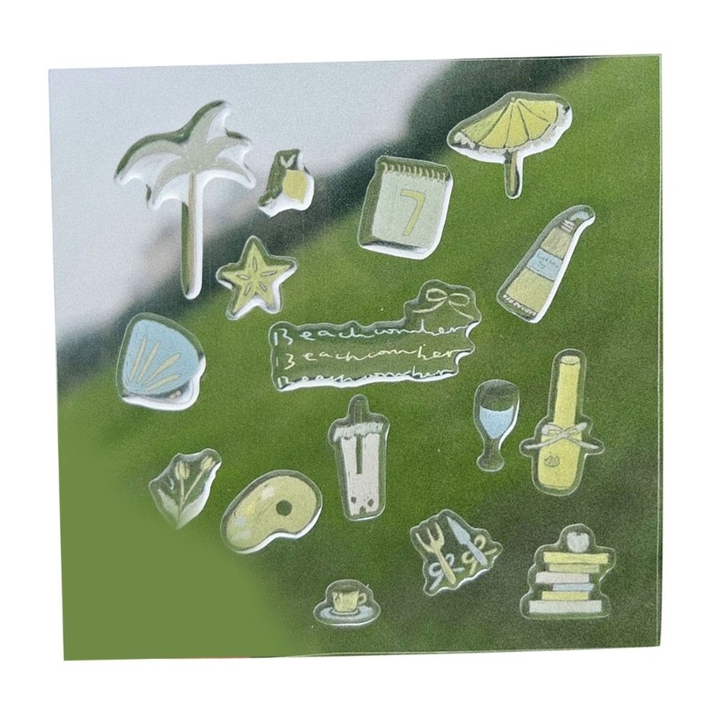 Easy To Apply Plastic Jelly Stickers Decals For Quick Gadget Decoration No