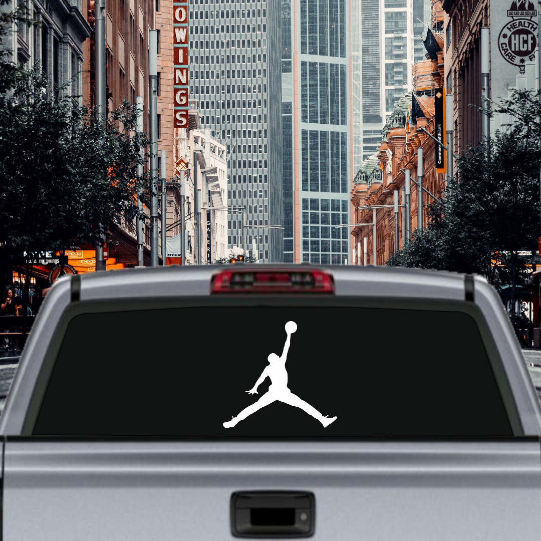 2pk Air Jordan Jumpman Vinyl Decals Stickers Basketball Jordan Nike Multi Colors