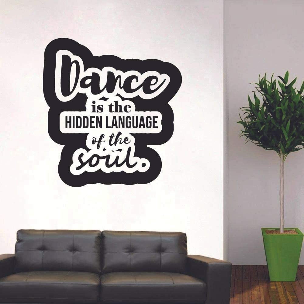 Hidden Language Dance Dancing Quote Quotes Vinyl Sticker Home Room Wall Decals