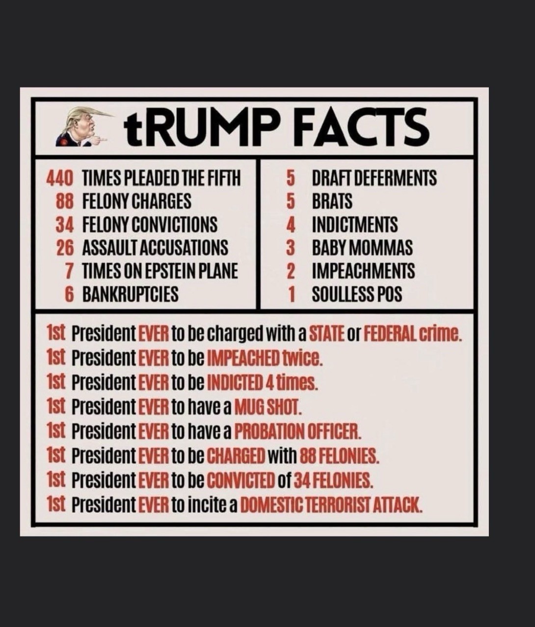 3" Sticker – ANTI TRUMP Anti Republican GOP Outdoor Safe Election Bumper Sticker