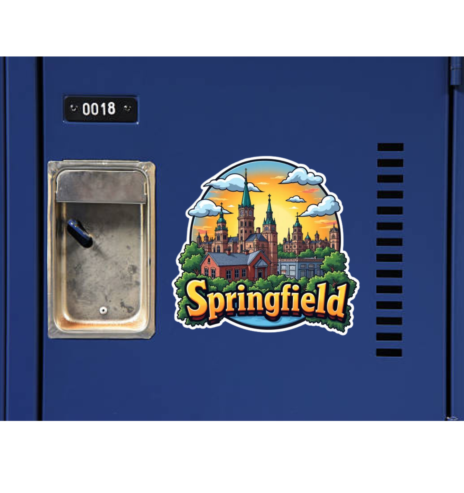 Springfield Missouri Fridge Magnet or Laptop Sticker
