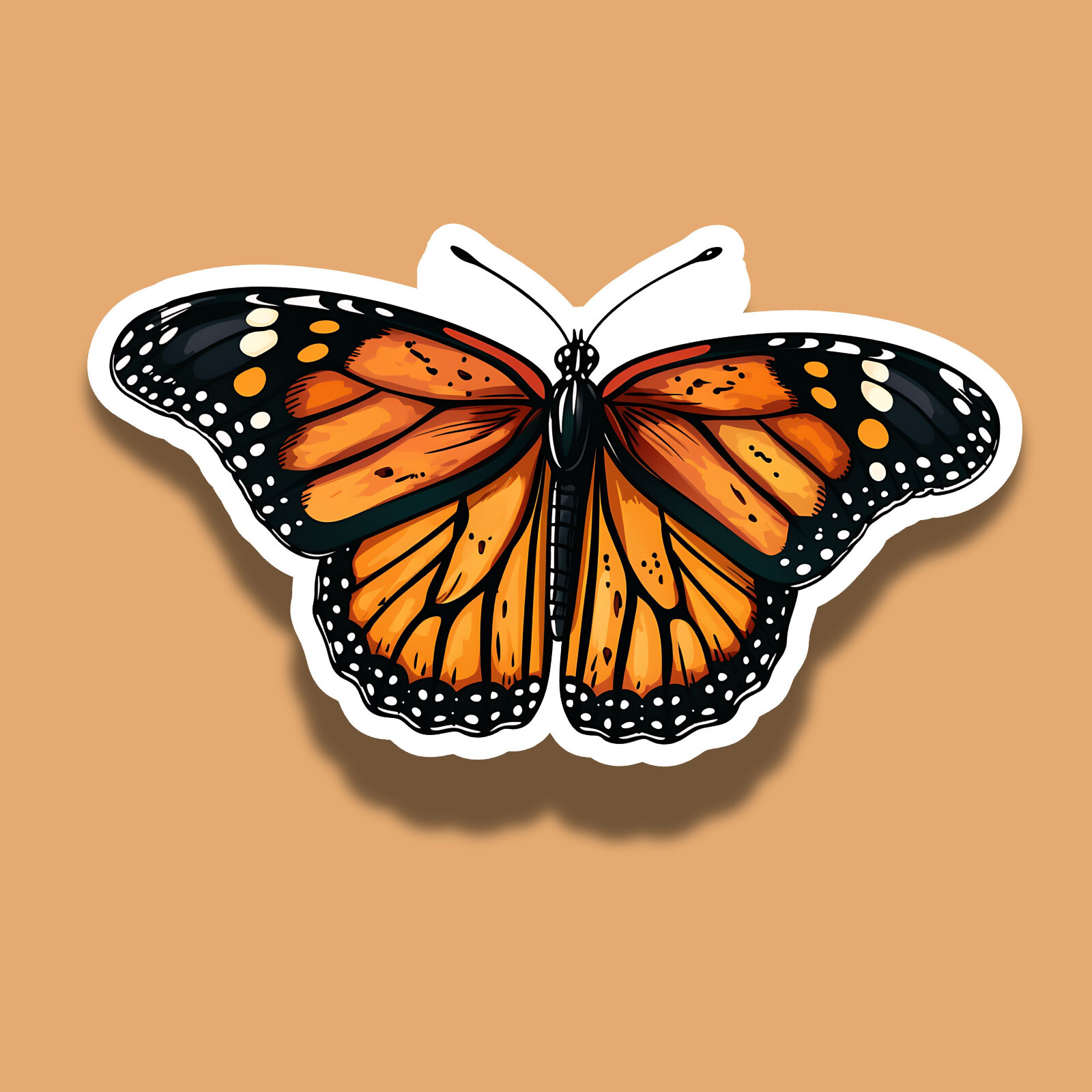 Monarch Butterfly 3" Vinyl Laminated Sticker