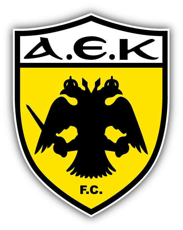 AEK FC Athens Soccer Football Car Bumper Sticker Decal 4" x 5"