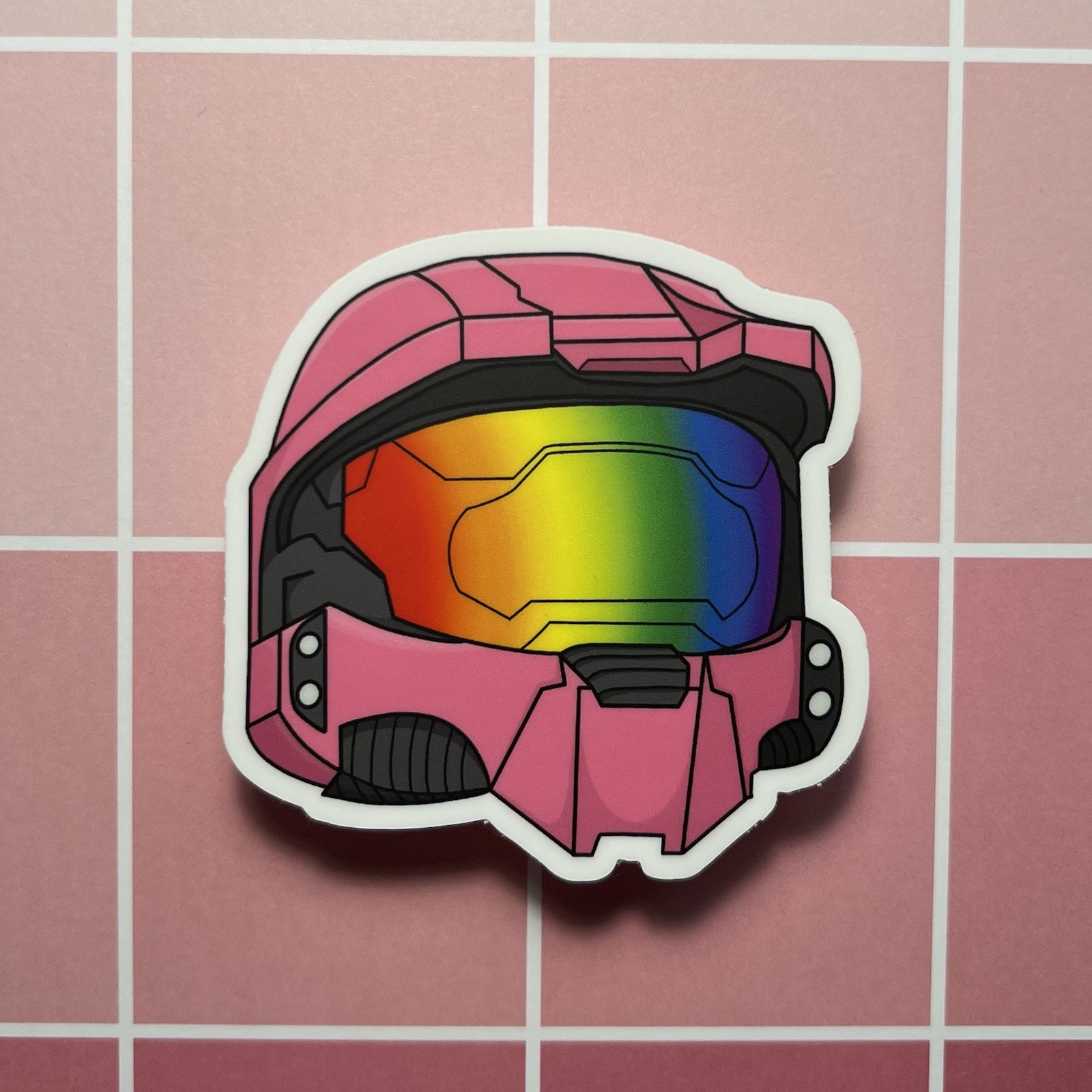 LGBT Donut from Red vs Blue Sticker