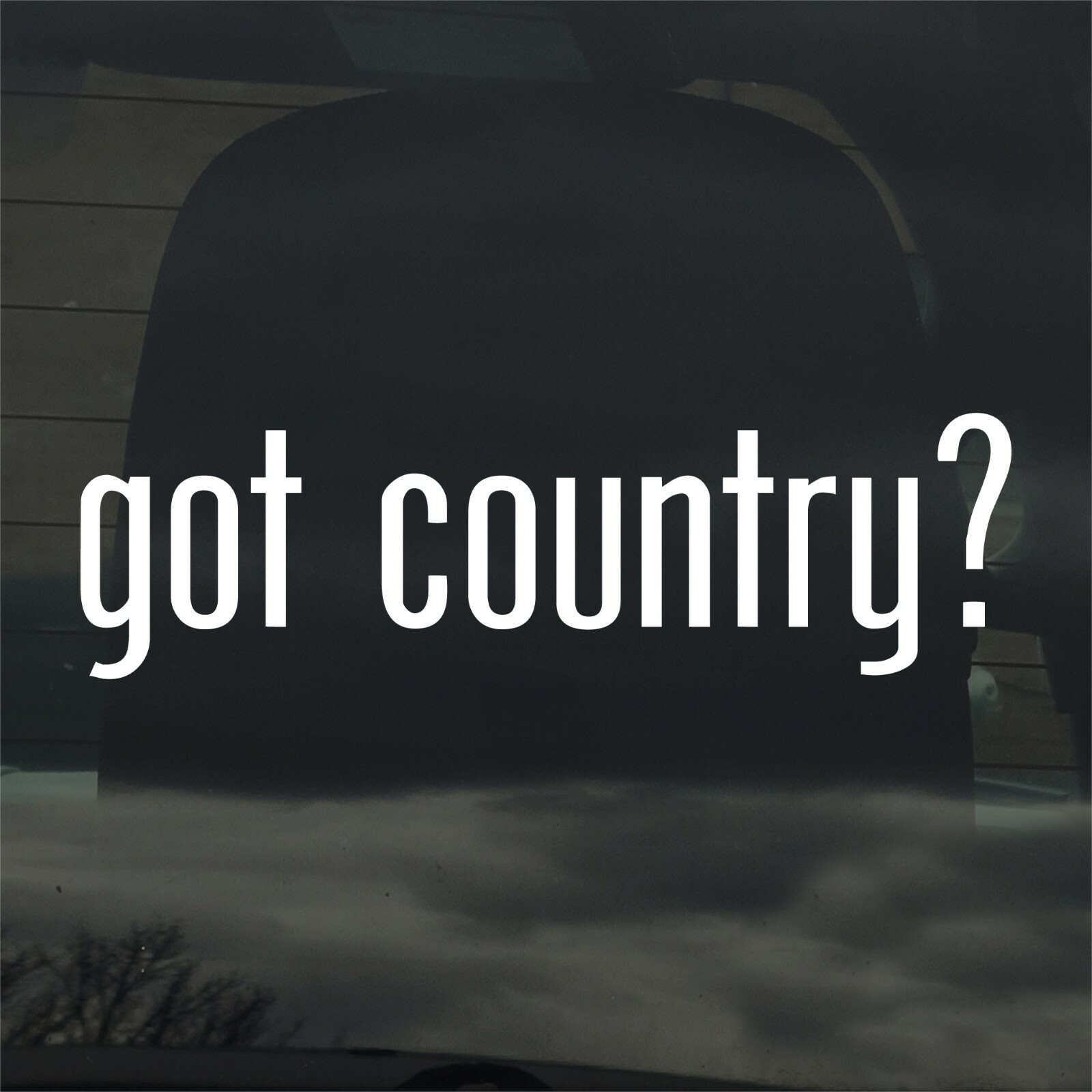 Got Country? Custom Vinyl Sticker Decal Country Music Life Style Cowboy
