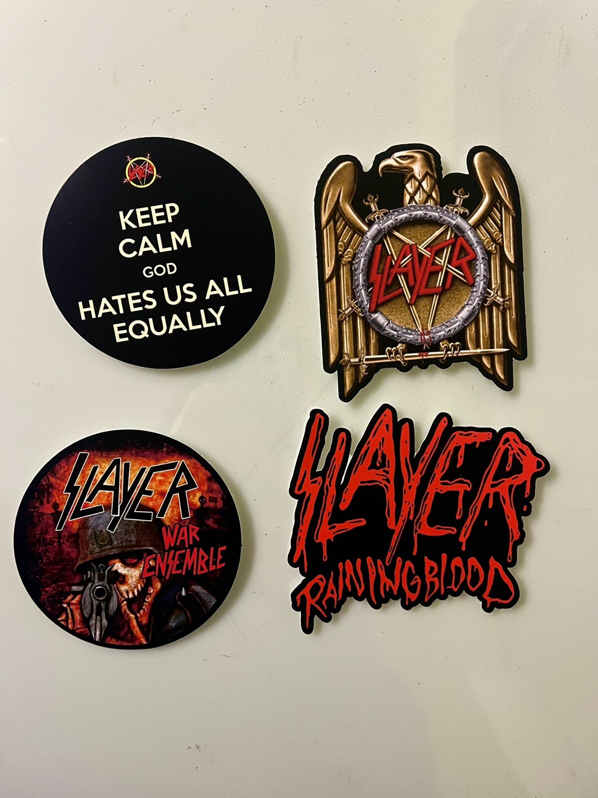 Slayer Sticker Pack – Heavy Metal Sticker Pack, Thrash Metal Sticker Pack