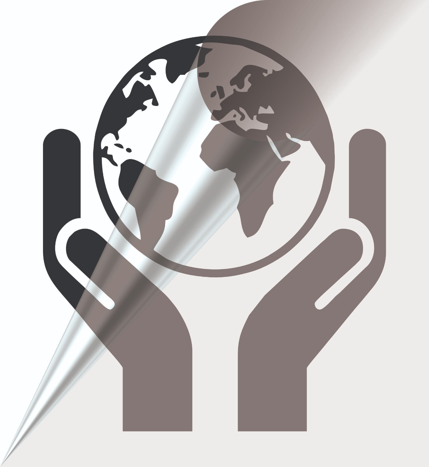 World in Hands Vinyl Decal Sticker – Earth Globe Art Car Truck Laptop Window