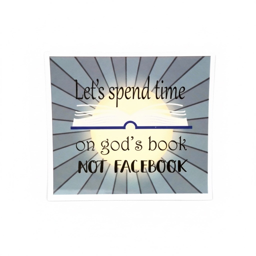 Religious Bible Study Vinyl Sticker Inspirational Faith Quote Decal For Journal