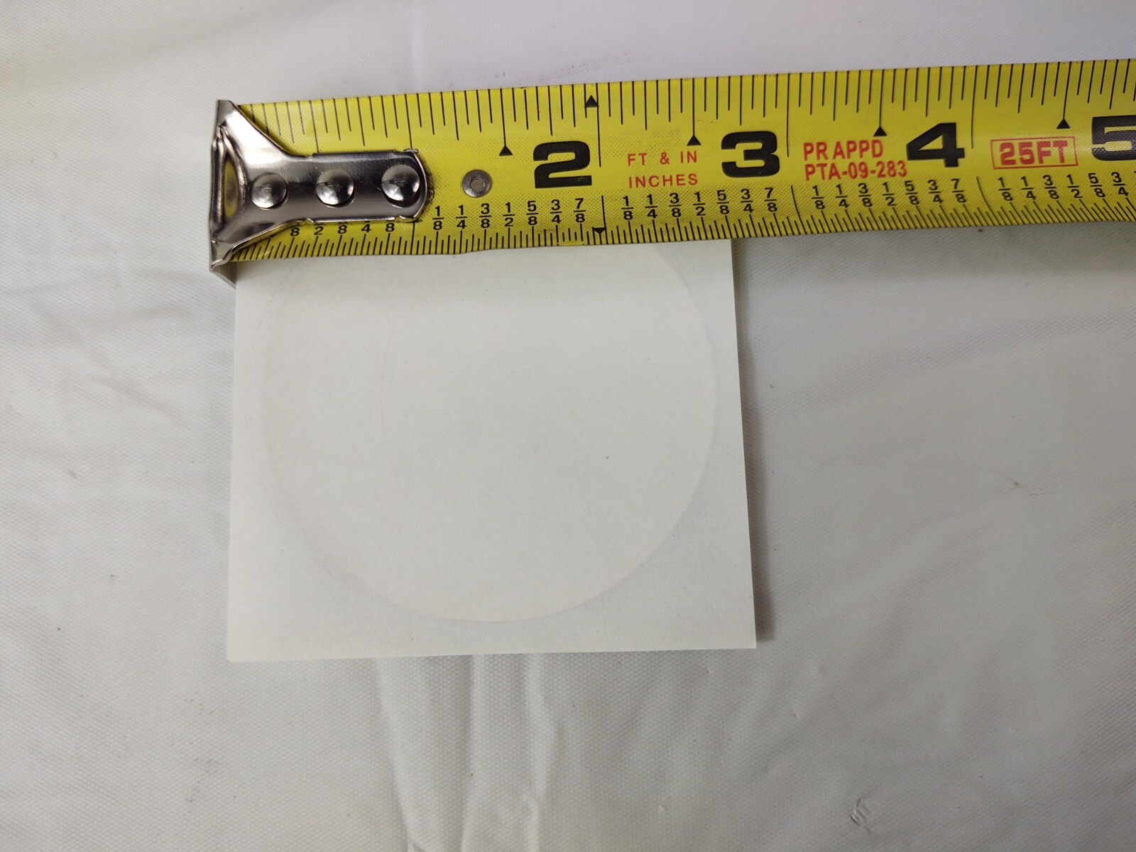 No Syringe Needles Round Trash Can Receptacle Stickers 12 Individual Stickers