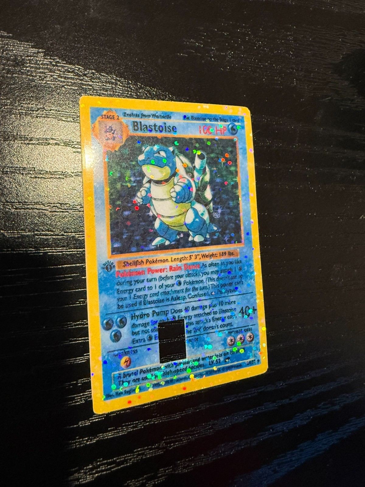 Blastoise Pokemon Credit Card Decal/Sticker/Skin