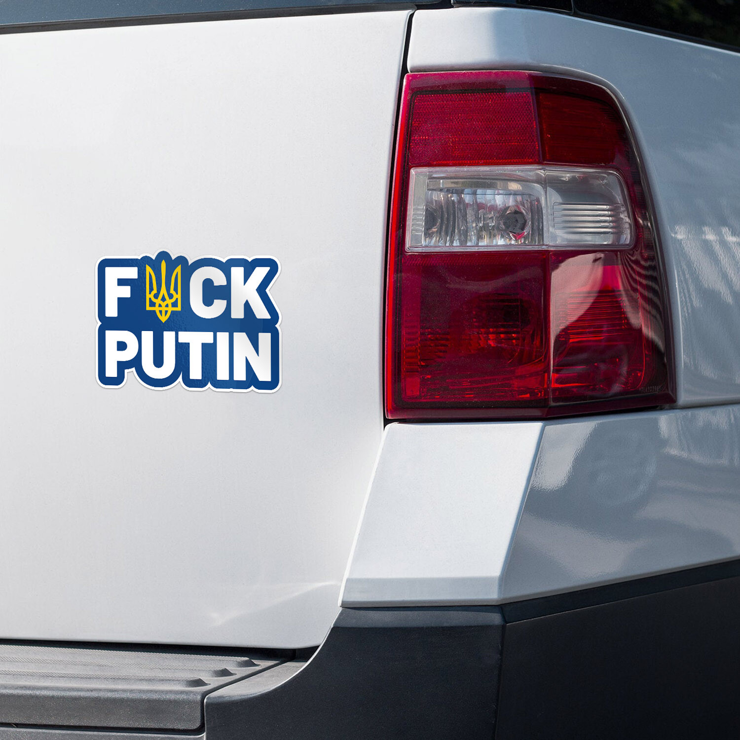 Support For Ukraine Car Bumper Vinyl Sticker Decal "SIZES"