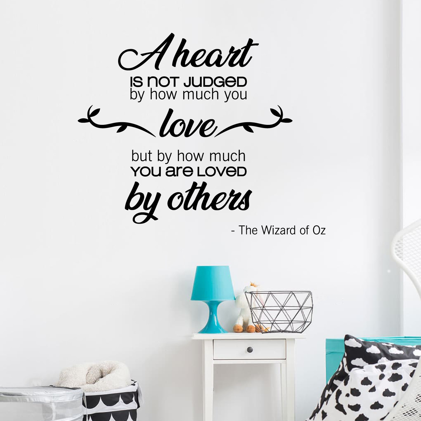 Vinyl Wizard Of Oz Inspirational Quotes Decor Home Bedroom Wall Decoration 18×20