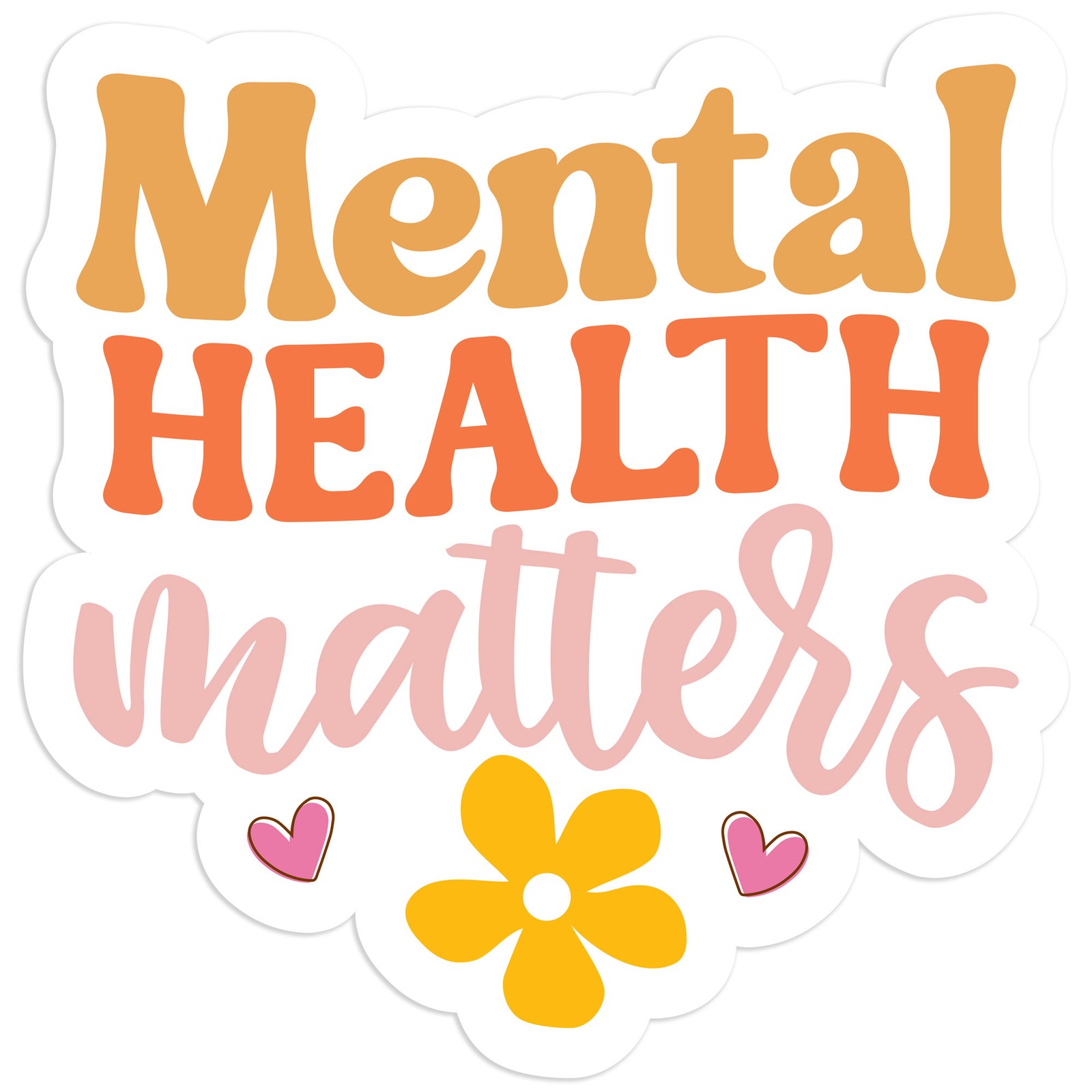 Mental Health Matters – Vinyl Decal Sticker – Car Window Laptop – #542
