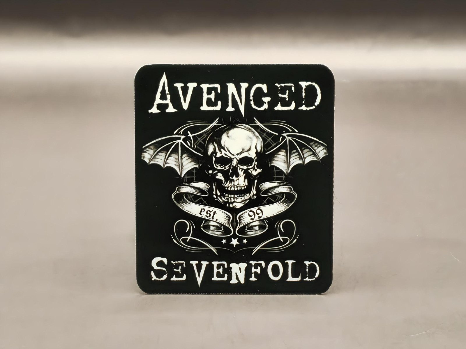 Heavy Metal Inspired Stickers A7X Avenged Sevenfold Decals Deathbat Skull Metal
