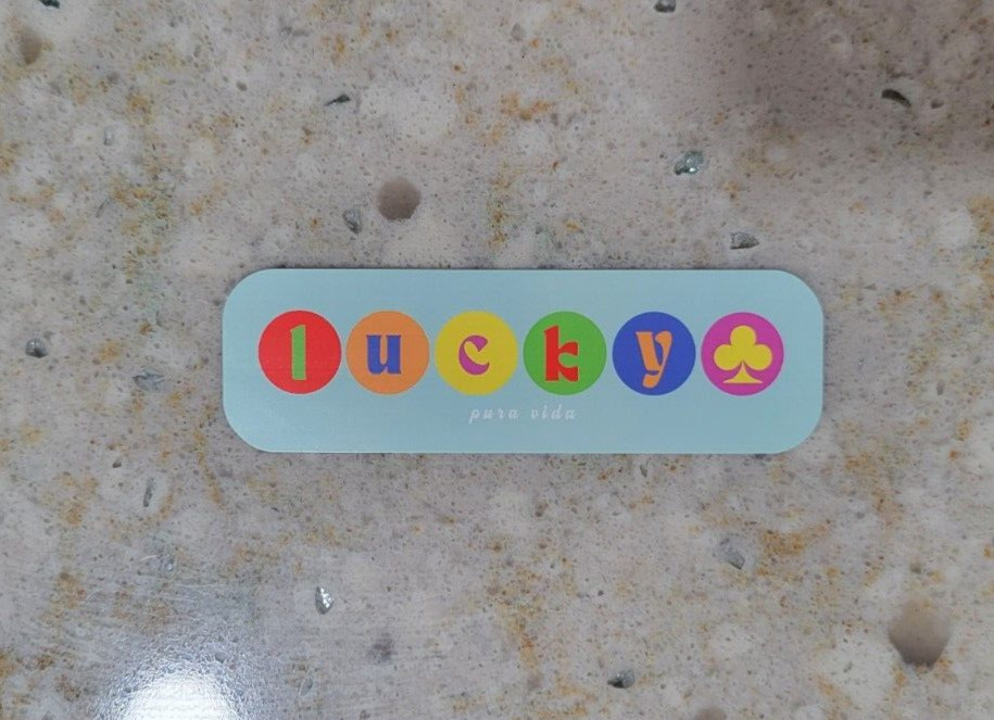 New Pura Vida Lucky March 2023 Monthly Bracelet Club STICKER
