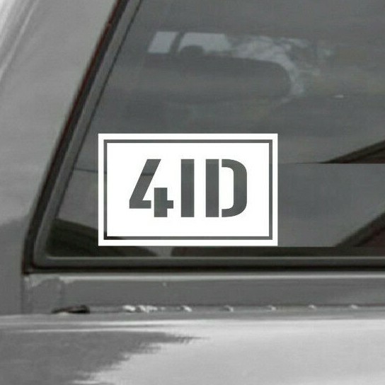 (2X) 4TH INFANTRY DIVISION U.S. ARMY Vinyl Decal Sticker 4ID