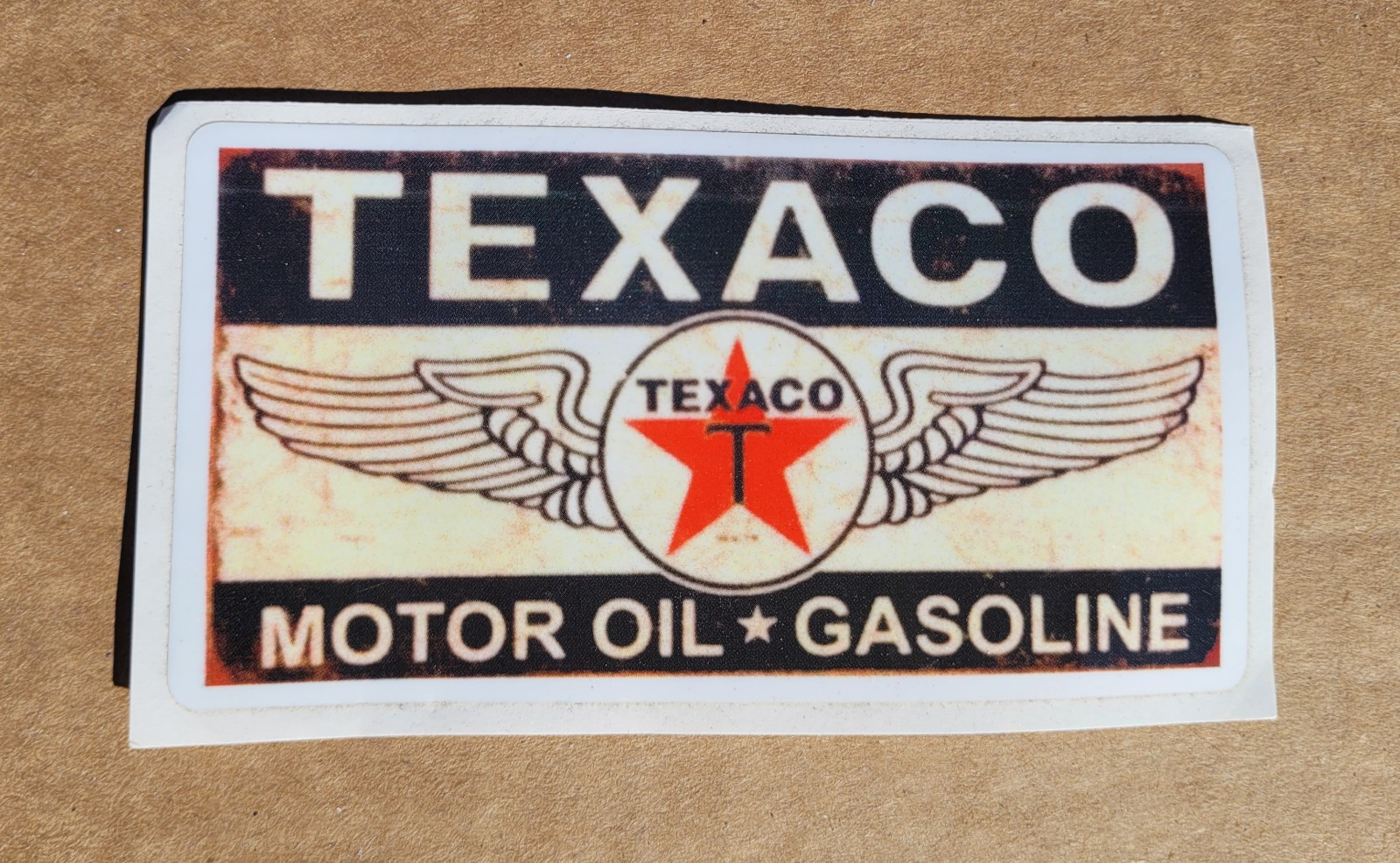 Texaco Oil Texaco Gasoline Sticker Decal 4.5" × 2.5 "