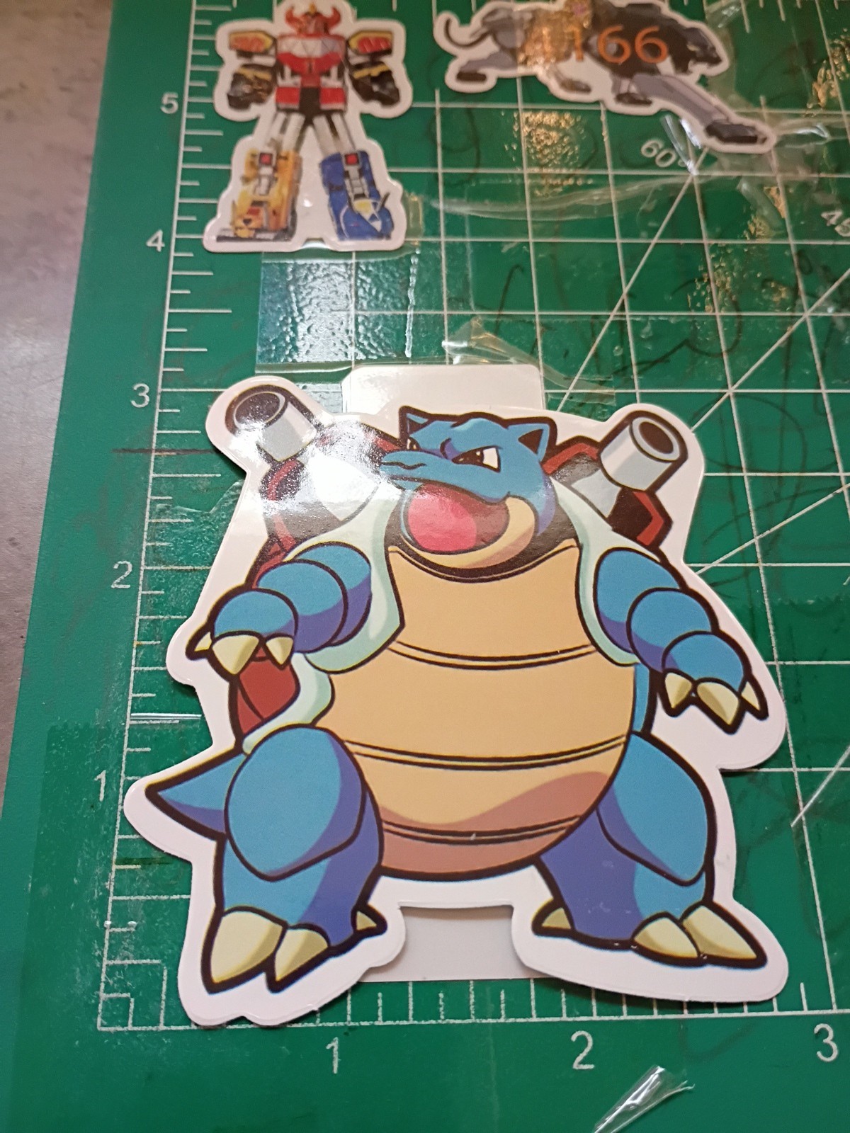POKEMON STICKER XBLASTOISE 3X3 INCHES STICKER X VYNIL DIE CUT STICKER HIGH GLOSS