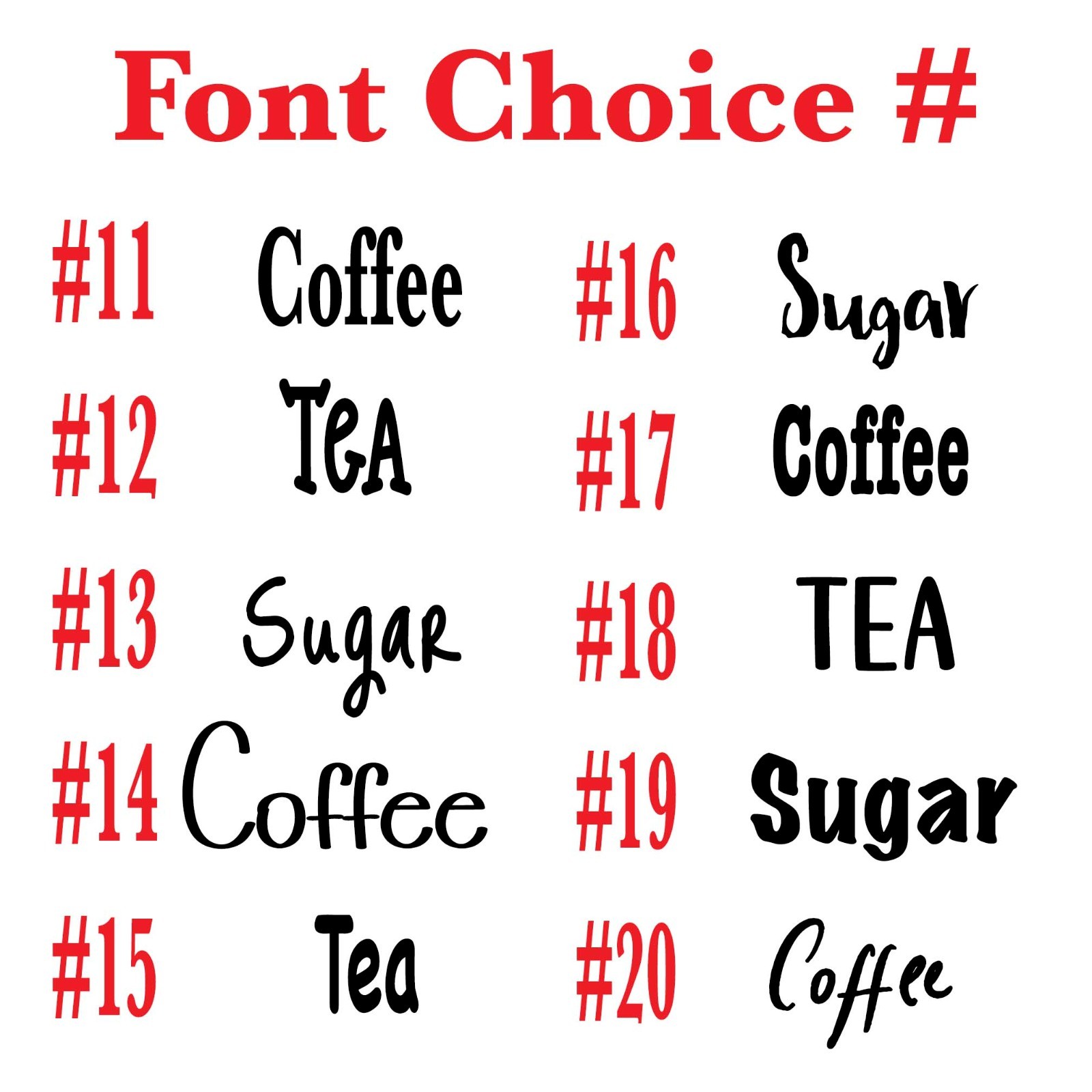 Coffee Tea Sugar canister decal vinyl lettering Pantry kitchen organization