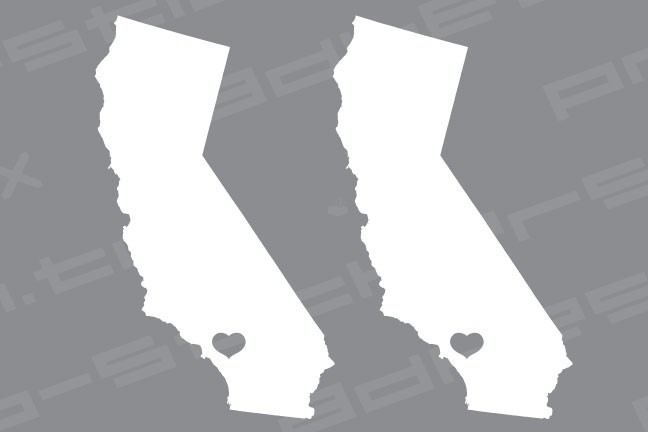 I Love Socal Sticker Southern California CA Vinyl Decal Sticker
